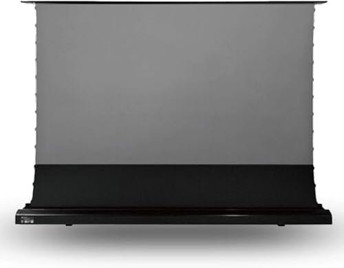 Projection Screen, Projector Curtain, 92 inch 16:9 Floor Rising Electric Anti Light Motorized Projection Screen for Short Throw Projector,100 inch