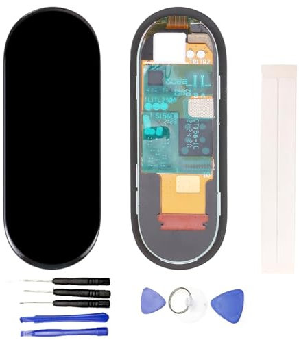 JayTong - Pantalla LCD de repuesto para Xiaomi Mi Band 6, pantalla táctil (negro)