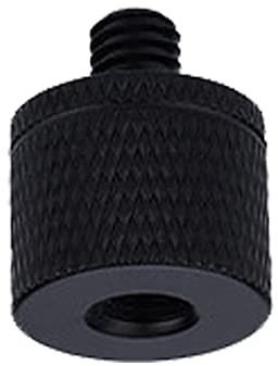 FeiYeup Vis de conversion pour trépied - Adaptateur fileté pour trépied - Accessoires de montage d'appareil photo 1/4 femelle/1/4 mâle vers M6 - Aluminium