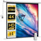 HOMCOM Écran vidéoprojecteur 85 Pouces, 1:1 4K HD écran de Projection motorisé et électrique, écran de Projection TV et Home cinéma, Montage Mural ou Plafond, Panneau de Commande et télécommande
