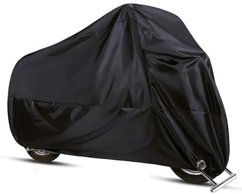 Nsnqb Motorrad Abdeckplane für Yamaha Alba 110 2011, Outdoor Motorradabdeckung, Abdeckung Wasserdicht Winterfest UV-Schutz, Abdeckhaube Motorradplane Schutzhülle,F/4XL-295 * 110 * 140