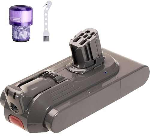 Szxtdzsw Dyson V12 - Batteria di ricambio per aspirapolvere senza fili Dyson V12 Detect Slim Series, 965470-01, SV20, SV26, SV30, SV34, SV35, SV46, agli ioni di litio, 25,2 V, 3200 mAh