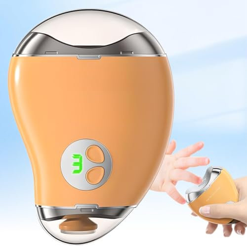 2 in 1 Electric Polishing Automatic Nail Clippers, Electric Nail Clippers with 3 Adjustable Speeds, Electric Toe Nail Clippers for Thick Toenails Seniors, Finger Nail Clippers Nail Trimmer