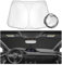 SHAOHAO Compatible con Mazda 3 BP CX-30 CX30 2019-2025 Parasol Plegable con Tejido Revestido de Plata Parasol Plegable protección UV y contra el Calor Accesorios Mazda cx30