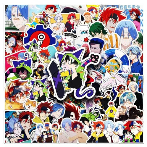 SK8 the Infinitys Aufkleber, 50 Pcs Anime Figur Vinyl Wasserdichte DIY Stickers Für Party, Wasserflasche Scrapbook Laptop Skateboard Computer Für Teens Studenten