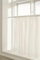 Jotex Ellen Kurz Leinen Scheibengardinen – Flachs-Cafévorhang 250cm breit, 100% Leinen (1er Pack) - Weiß, 75 x 250 cm