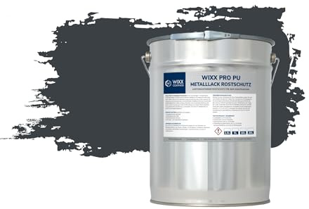 Wixx PRO PU Peinture Métal Antirouille - RAL 7016 | Gris anthracite - 20L