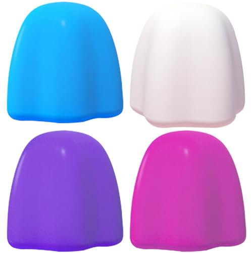 Silikon-Zahnpastakappe, 4pcs Zahnpastadrohre Decke, Blütenform ohne Abfallkappen, tragbarer Kappenspender für Kinder Erwachsene Haushaltsgrundausfälle