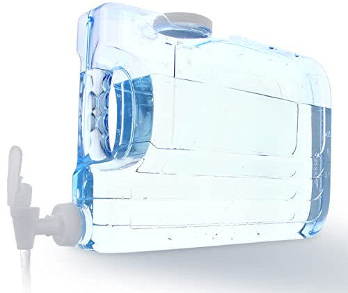 Arrow Home Products 76601 H2O Oasisspender für 20 Tassen, Fassungsvermögen 3,5 Liter, transparent mit weißem Deckel und Zapfen
