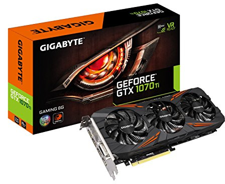 Gigabyte Geforce GTX 1070 TI Gaming GeForce GTX1070 - Scheda grafica 8192 MB