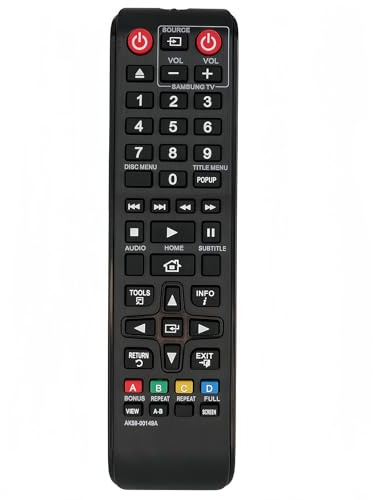 Universal Remote Control Compatible for Samsung Blu-Ray DVD Player BD-J5700 BD-FM57C BD-F5100 BD-H5100 BD-J5100 BDJ5700/ZA BDJM57C BD-J5900 BD-HM59 BD-FM51/ZA BD-63/ZA BD-JM51 BDFM57C BD-F5700