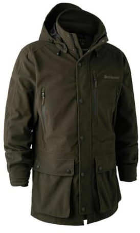 Deerhunter PRO Gamekeeper jacket - Peat XXX-Large Brown - Hunting jacket insulated weatherproof for Men