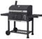 tepro Holzkohlegrill (Grillwagen) Toronto XXL mit leichtgängigem Deckel inkl. Thermometer, höhenverstellbarer Kohlebene, Kaminanzug und Kohleklappe, Maße ca. 152 x 73 x 137 cm