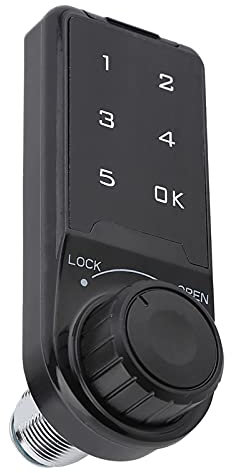 FTVOGUE Code Sicherheitsschloss Touch Digital Tastatur Elektronische Riegelschloss Passwort Key Access Lock Sicherheits Cabinet Coded Locker(L=20)