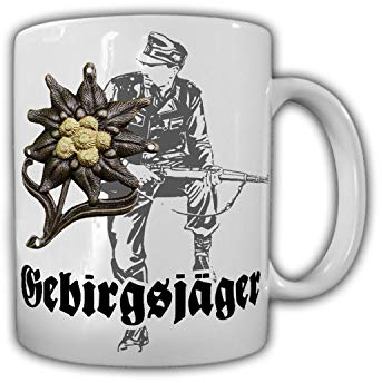 Gebirgsjäger Veteran Alpen Edelweiss Heer GebJg Jäger 98k Kaffee #27779