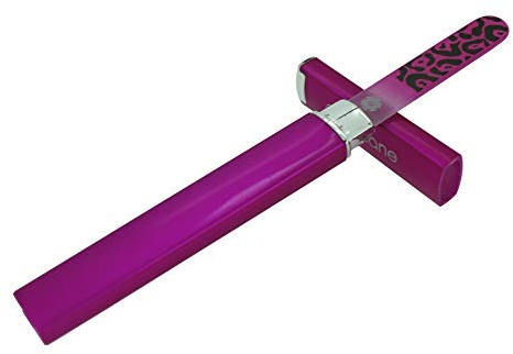 G.Liane Glass Nail Files Professional Crystal Nail File for Natural Nails Acrylic Nails Gels Nails Manicure Pedicure Tools for Home and Salon (Pink)