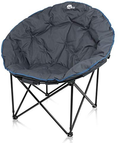 your GEAR Campingstuhl Ortona XXL Moon Chair Faltbarer Outdoor Sessel - Klappstuhl ø 100cm max 130kg