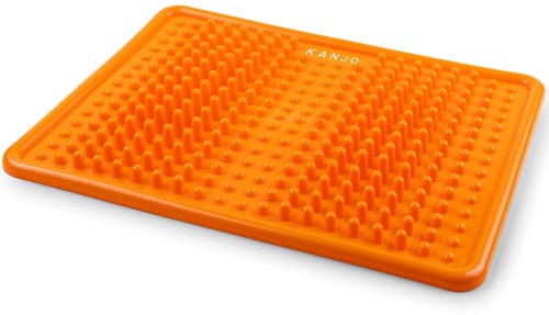 Kanjo Acupressure Foot Pain Relief Mat | Pressure Point Foot Massager for Plantar Fasciitis, Heel Pain & Arch Pain Relief | for Use at Standing Desk