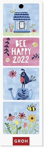 Bee happy 2022: Lesezeichenkalender