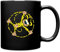 Spreadshirt Marsupilami Rad Tasse Einfarbig, One size, Schwarz