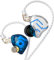 G.K KZ ZS10 Pro Auriculares internos con Cable, Auriculares con Cable HiFi de 30Ω, monitores internos IEM, Auriculares, Auriculares, Auriculares para música de Juegos Deportivos (Azul, sin Micrófono)