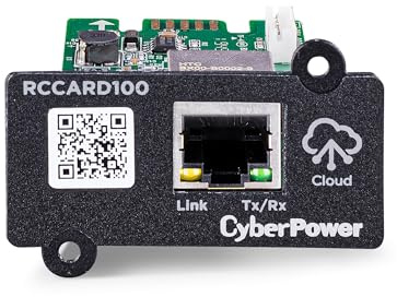CyberPower RCCARD100 Cloud Monitoring Card, Remote UPS Management via PowerPanel Cloud, Plug-and-Play Installation, Real-Time Alerts, Compatible with Select CyberPower UPS Models