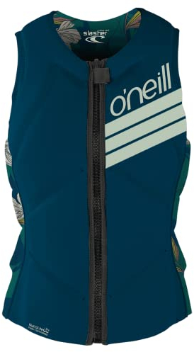 O';Neill Womens Slasher Comp Wassersport Waterski Jetski Wakeboarding Sicherheitsweste - Top - French Navy Bridget