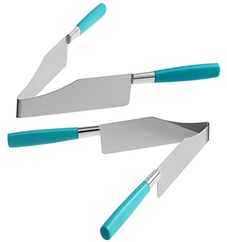 DOITOOL 2Pcs Cake Slicers Cutters Stainless Steel Tool for Serving Pies, Pastries, Desserts, Breads - Ideal for Weddings, Parties, and Celebrations