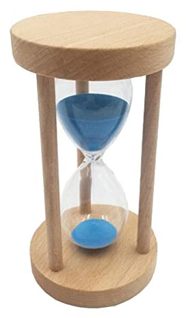 zalati clessidra in legno clessidra timer sabbia orologio sabbia blu clessidra clessidra timer per bambini orologio per bambini decorazione educativa giochi cucina in aula 30 min