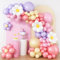 149 pz Daisy Balloon Ghirlanda Arco, Kit di Archi Ghirlanda di Palloncini in lattice rosa pastello Viola Rosa Polveroso Groovy Daisy Flower Ghirlanda per Ragazze Donne Nuziali Baby Shower Matrimonio