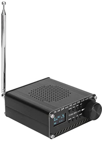 ATS-20 Plus Vollband-Funkempfänger, Kurzwellen-FM AM (MW SW) SSB (LSB USB) Frequenz-Funkempfänger-Scanner mit LCD-Bildschirm für Zuhause Im Freien