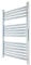 400mm (w) x 800mm (h) Straight Chrome Heated Towel Ladder Rail Bathroom Radiator - 1107 BTUs