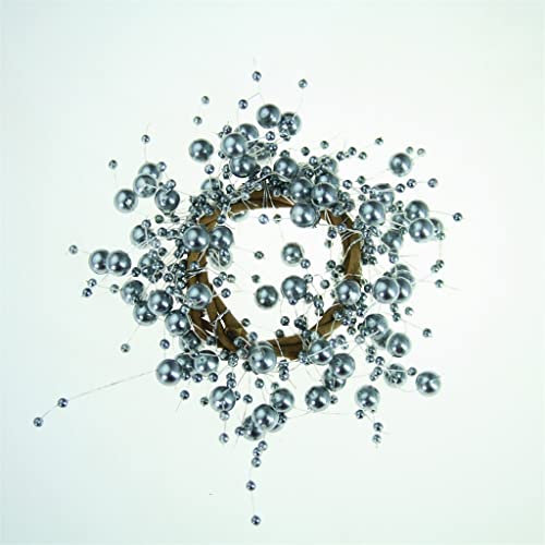 Festive Cutlery 12 Piece Beaded Napkins Ring Dinner Plate Decorative Ring Towel Ornament (A One Size)