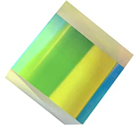 SOLUSTRE 1stücke Optisches X-Cube Prisma Für Physikexperimente Kunstdekoration Lernspielzeug Für Schulen Zur Lichtbrechung Intelligenzentwicklung