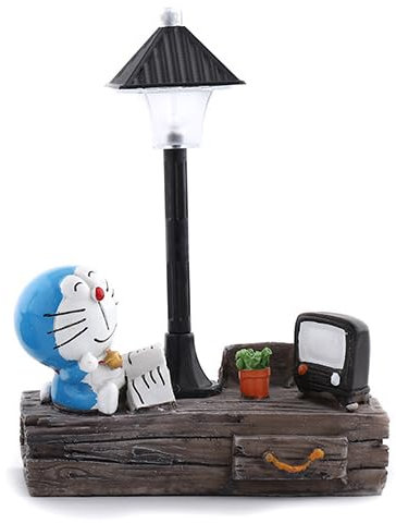 FIYSON Animation Nachtlicht für Kinder, Spirited Away Kein Gesicht Mann mit Nachtlicht Action Figur, Katze Nachttischlampe Spider Man Kinderzimmerlampe,LED-Spielzeug Geschenk für Haus Dekor (Stil 3)