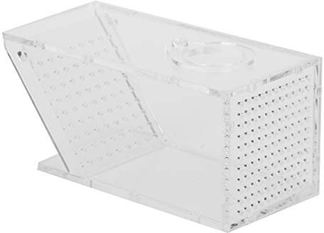 Aquarium Fischfalle, Aquarium Schneckenfalle Acryl Ish Trap Catcher Box Transparenter Schneckenfänger Einweg-Falle Box für Aquarium