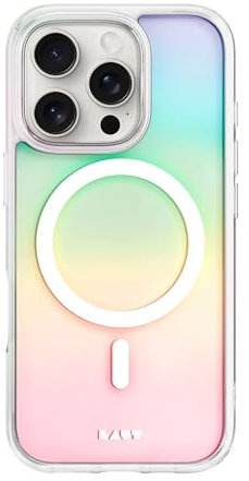 LAUT Holo Hülle kompatibel mit iPhone 16 Pro – Holo Pearl