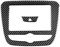 Kohlefaser Auto Aufkleber Für Chevrolet Für Malibu XL 2016-2018 Center Console Navigation Carbon Fiber Trim Aufkleber Aufkleber Dekorative(Black Carbon)