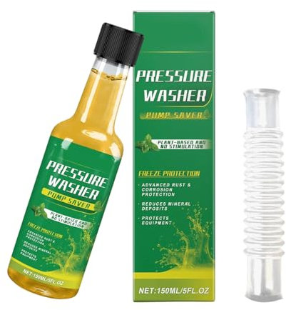 SLXLYH Pressure Washer Pumps Saver And Pour Hose 5fl Oz Pumps Crankcase Oil Saver Reduces Mineral Deposits Antifreeze Agent