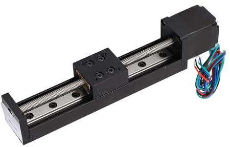 Mini-Linearschienenführung, Schiebeantrieb, 28 Schrittmotor, 100 mm Hub, DIY CNC-Fräserteile, X, Y, Z-Bühne mit T-Schraubenstange