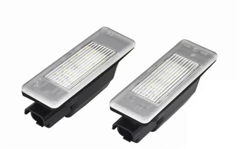 DWTNMEX Car LED Number Plate Lights For Peugeot 308 3008 308CC 106 1007 207CC 307 406 407 607 806 807 508 2X License Plate Light LED Number Lamp CAN Bus