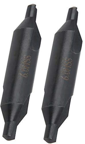 Acouto 2 Pièces Forets de Centrage en Acier Rapide pour Fraiseuses Outils Machines de 6mm Usinage H Forets de CentrageForets6mm de CentrageForets