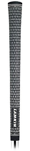 Lamkin Crossline Full Cord Golf Club Grip, Standard, .58 Reminder, For Maximum Feel and Stability, Black/White