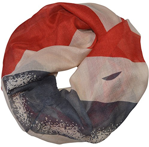 thb Richter UK Flag Schlauchschal Loopschal Rundschal Loop England Flagge Fahne Großbritannien Union Jack Schal