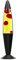 Lavalampe Rot Gelb Schwarz, Retro Lampe, aktiv, warm, 42 cm, G9 25 W mit Kabelschalter, inklusive Leuchtmittel, Geschenkidee Weihnachten, Lava Tisch Leuchte
