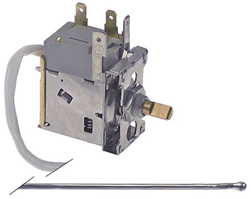 Horeca-Select Thermostat für GHR1040, GHR2600 Achse 6x4x12mm 45° 1-polig Drehwinkel 270° Fühler 2mm CNS 1NO 250mm CNS 5A 250V