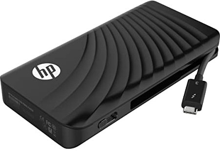 HP Portable P800 256GB Externe SSD Thunderbolt 3 Schwarz 3SS19AA#ABB