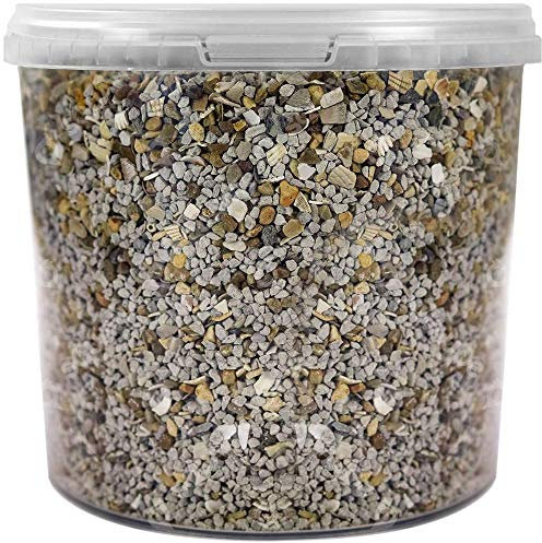 SQUAWK Mixed Poultry Grit | Premium Quality Natural Food Mix | Added Oyster Shell | Rich in Vitamins and Calcium | Strong Beaks Tough Bones & Large Eggs | Chicken Hen Duck Goose Development (1L Tub)