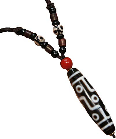 ZHIBO Schöne tibetischen dzi perlen altes Agate 9 Augen Totem amulett halsketten-anhänger