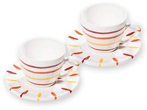 GMUNDNER KERAMIK Espresso für 2 Gourmet Geschirrset Landlust Geschirr, handgemacht in Österreich